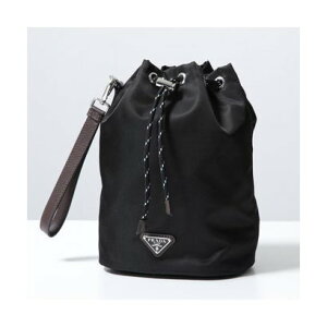 PRADA ショルダーバック プラダ 2way クラッチ ブラック 1BH010 プラダ 