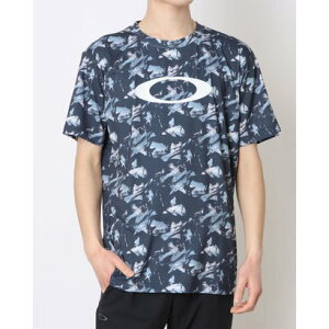 �I�[�N���[ OAKLEY �����Y �����@�\T�V���c ENHANCE QDEVO SS TEE GRAPHIC 5.0 FOA408790 �iBLUE PRINT�j