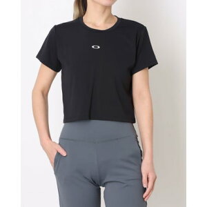 �I�[�N���[ OAKLEY ���f�B�[�X �����@�\T�V���c RADIANT ESSENTIAL CROPPED TEE 11.0 FOA500942 �iPITCH BLACK�j