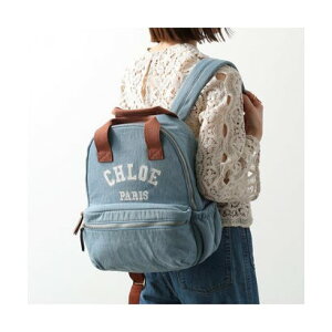 �N���G Chloe Chloe Kids �o�b�N�p�b�N C20867 �R�b�g�� �����b�N �iZ10/DENIM-BLUE/�u���[�j