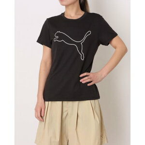 �v�[�} PUMA ���f�B�[�X �����@�\T�V���c W TAD ESSENTIAL HEATHER LOGO TEE_ 527327 �iPUMA Black Heather�j