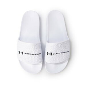 �A���_�[�A�[�}�[ UNDER ARMOUR �����Y �V�����[�T���_�� ARMR__26SS UA�A�[�}�[ �X���C�h ���C�g 6007528 �iWhite / White / Black�j