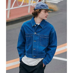 ���]���N���u MAISON CLUB Boxy fit Denim Jacket �i�u���[�j