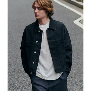 ���]���N���u MAISON CLUB Boxy fit Denim Jacket �i�u���b�N�j