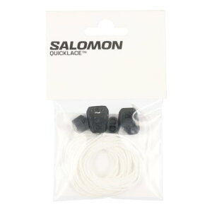 �T������ SALOMON �g���b�L���O�V���[�Y �N�C�b�N���[�X�L�b�g_QUICKLACE KIT L47379600 �iNatural./Black/�j