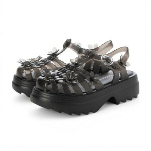 �����b�T melissa MELISSA POSSESSION PLATFORM SAKURA + SUSAN FANG AD �iBLACK/CLEAR BLACK�j