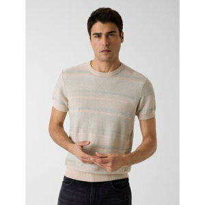�Q�X GUESS LUDO Stitched Stripes Sweater �iSM11�j