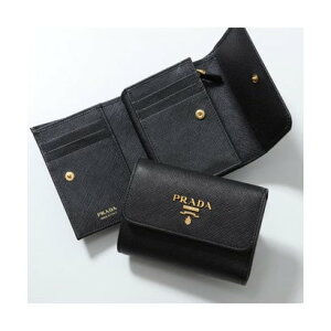 プラダ(PRADA) サフィアーノ(SAFFIANO) 三つ折り財布 | 通販・人気 