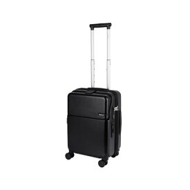 トラベリスト TRAVELIST トラベリスト スーツケース 機内持ち込み Sサイズ 35L/43L 軽量 拡張 静音 ストッパー ドリンクホルダー TRAVELIST 76-25140 （ブラック）