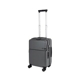 トラベリスト TRAVELIST トラベリスト スーツケース 機内持ち込み Sサイズ 35L/43L 軽量 拡張 静音 ストッパー ドリンクホルダー TRAVELIST 76-25140 （グレー）