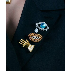 �C���X�t�H�[�Z�u�� IRIS47 eye brooch BO124 �i�V���o�[�j