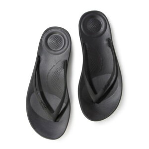 �t�B�b�g�t���b�v fitflop iQushion �G���S�m�~�b�N �t���b�v�t���b�v�X �iAll Black�j