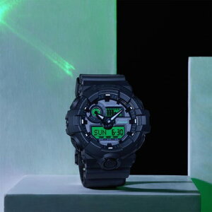 �yG-SHOCK�zBLACK AND ELECTRO GREEN / GA-700BEG-1AJF �i�u���b�N×�O���[���j