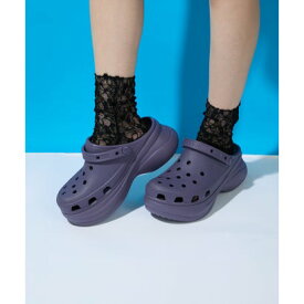 クロックス crocs classic bae clog クラシック ベイ クロッグ クロックス サンダル 厚底 ボリュームソール （パープル）