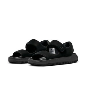 �i�C�L NIKE ���f�B�[�X �T���_�� �J�[�� FJ6043-001 �u���b�N �X�g���b�v�T���_�� �p�t�T���_�� �}�W�b�N�e�[�v �i�u���b�N/�u���b�N�j