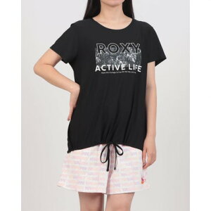 ���L�V�[ ROXY BREEZE FLOW S/S TEE �iBLK�j