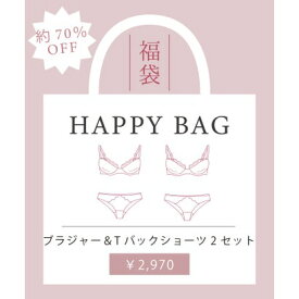 ナルエー Narue ブラジャー＆Tバックショーツセット福袋 【返品不可商品】 （マルチカラー）