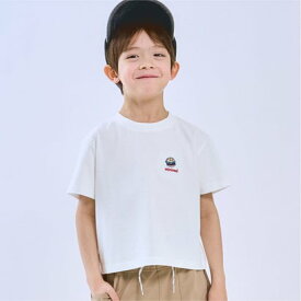 ミニマル minimal 【綿100】プチプラワンポイント半袖Tシャツ （オフ ホワイト）