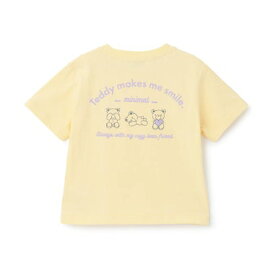ミニマル minimal 【綿100】プチプラグラフィックアソート半袖Tシャツ （黄）