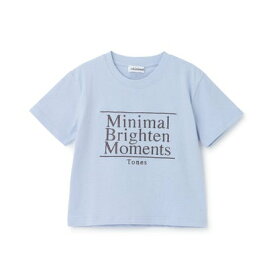 ミニマル minimal 【綿100】プチプラグラフィックアソート半袖Tシャツ （サックス）