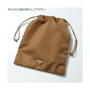 �v���_ PRADA PRADA �|�[�` 1NK001 2HG6 Re-Nylon �g���C�A���O�����S �iF0134/BRANDY-�u���E���j