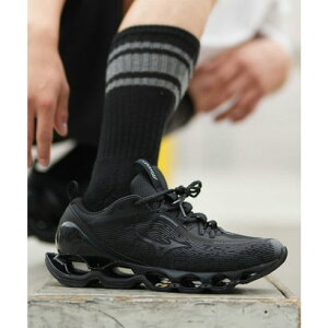 �~�Y�m MIZUNO �X�j�[�J�[ �����Y ���f�B�[�X WAVE PROPHECY 13.2 �iBLK�j