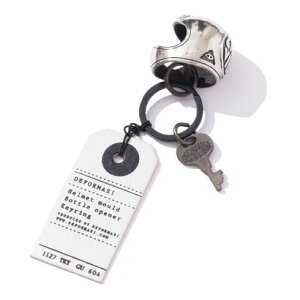 �|�[���[ POLeR ���T�r���|�[���[ �w���� �A�C�A�� �L�[�`�F�[���iWASABI&POLER HELM Iron keychain�j �iSILVER�j