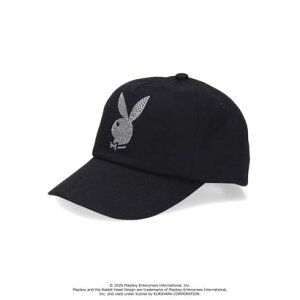 �v���C�{�[�C PLAYBOY PLAYBOY RHINESTONE 5PANEL CAP / �v���C�{�[�C �iBLACK (01)�j