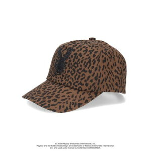 �v���C�{�[�C PLAYBOY PLAYBOY RHINESTONE 5PANEL CAP / �v���C�{�[�C �iLEOPARD (93)�j