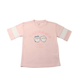 ファインプラス FINE PLUS ジュニア 半袖シャツ アニメちいかわ GIRLS メッシュTシャツ 22863350 （ピンク）