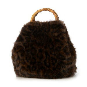 �A�[�X���C�h EARTH MADE E8186 FUR*BAMBOO TOTE �i���I�p�[�h�j