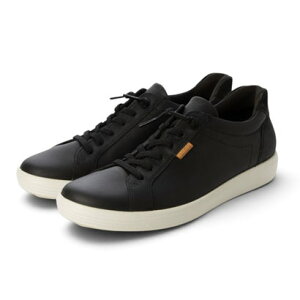 �G�R�[ ECCO ���K �₳���������S�n SOFT 7 W ���f�B�[�X �{�v ���[�X�A�b�v�X�j�[�J�[ �iBLACK/BLACK�j