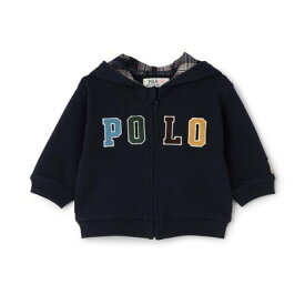プティマイン petit main 【POLO BCS】耳付きパーカー （紺）