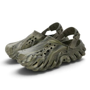 �N���b�N�X crocs �N���b�O�T���_�� Echo Marbled Clog 208454-3N4 �iDusty Olive/Multi�j