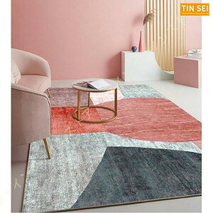 ラグ カーペット 幾何学模様 北欧風 洗える 低反発 絨毯 カラフル 玄関マット 夏用 2畳 床暖房対応 ホットカーペット対応 ふわっと手触り モダン INS風 廊下用