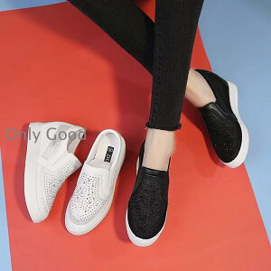 インヒール スリッポン レディース ウェッジソール スニーカー スエード 厚底 インヒールスリッポン シューズ 黒 厚底スニーカー ヒール