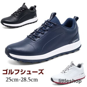 ゴルフシューズ 運動靴 メンズ スニーカー スポーツ スパイク靴 ワイド 強いグリップ ソフトスパイク 軽量 アウトドア 通気 防水 防滑 耐磨 大きいサイズ