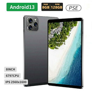 �^�u���b�g PC �{�� Android13 8�C���` �A���h���C�hPC �{�� Wi-Fi���f�� Bluetooth 8+128GB GPS �׋� �f�� �V�i sd�J�[�h �ʘb�Ή� �ݑ�Ζ� �l�b�g���� IPS�t�� sim�t���[ GMS�F�� �y�� �������� �q������