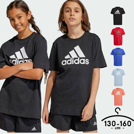 アディダス 半袖Tシャツ キッズ 女の子 男の子 ジュニア 春夏 おしゃれ かわいい 子供用 adidas 130cm 140cm 150cm 160cm 男児 女児 スポーツウェア 子供服 運動着 体育 オレンジ ブルー 小学校 中学校 運動会 送料無料