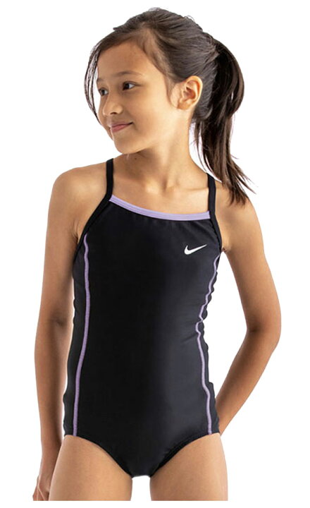 楽天市場 ナイキ スクール水着 女の子 小学生 ワンピース 1cm 130cm 140cm 150cm 160cm 170cm Nike 競泳水着 練習 プール 水泳 キッズ 水着 ジュニア 一体型 裏地付き 女 女児 紺 黒 ワンポイント 小学生 中学生 送料無料 Loc Shop