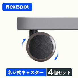 Flexispot フレキシスポット ネジ式キャスター キャスターセット 電動式昇降デスク 専用キャスター M8*14mm 4個セット W1