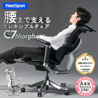 オフィスチェア FlexiSpot C7 Morpher 【無料組立設置】 デスクチェア メッシュ ランバーサポート 5Dアー…