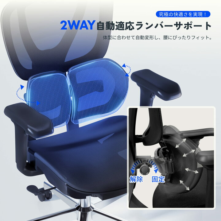 楽天市場】オフィスチェア FlexiSpot C8 デスクチェア メッシュ 