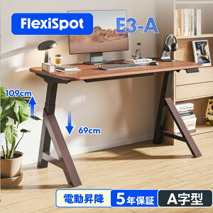 ���~���f�X�N ���~�f�X�N �d�� �V�R�� 140 FlexiSpot E3-A �f�X�N A���^ ���C�� �W���� ��140cm ���~ �� �p�\�R���f�X�N �I�t�B�X�f�X�N �ݑ� �ݑ�[�N ���~�e�[�u�� ���o�[�E�b�h �X�^���f�B���O