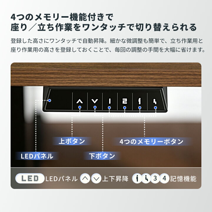 楽天市場】☆30%offクーポン配布 4/20迄☆ 昇降デスク 電動 【組立設置 
