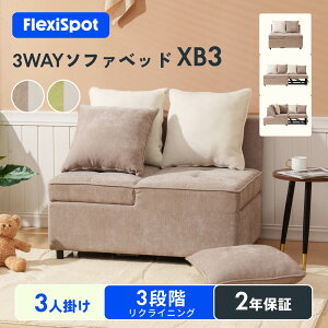 �\�t�@ 2�l�|�� 3�l�|�� �\�t�@�x�b�h �܂肽���� ��l��炵 FlexiSpot XB3 �\�t�@�[ ���N���C�j���O �ȒP�g�� ���[�\�t�@�[ �x�[�W�� �N�b�V�����t�� ���킢�� �v���[���g ��̓� ���̓� �k�� 