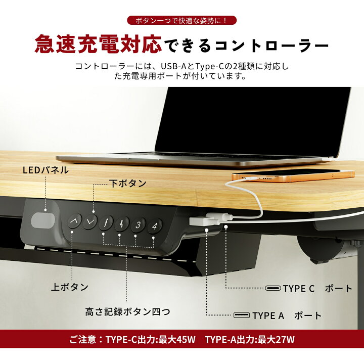 楽天市場】☆25%offクーポン配布 4/20迄☆ デスク 昇降 オフィスデスク 