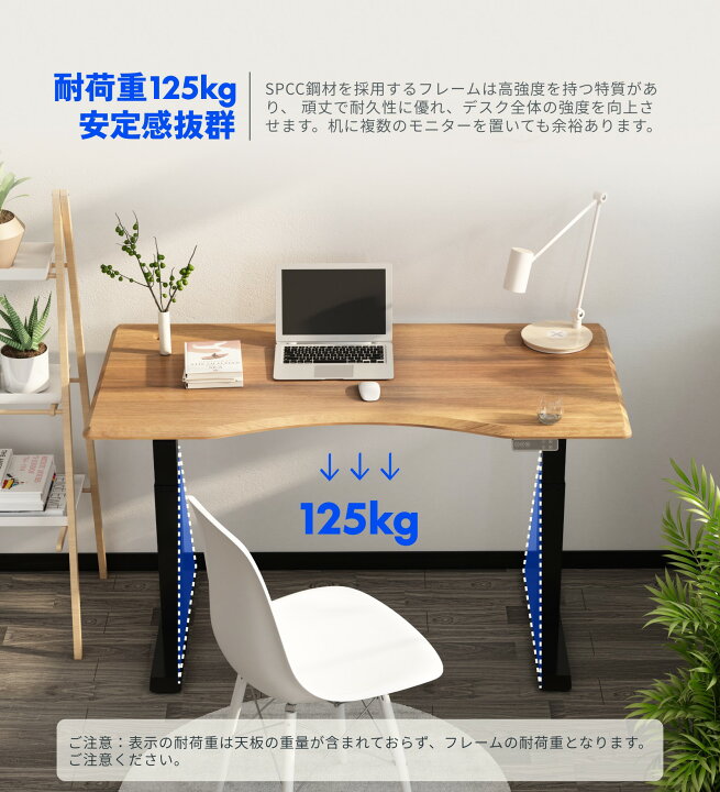 楽天市場】スタンディングデスク 昇降デスク 電動 デスク セット  