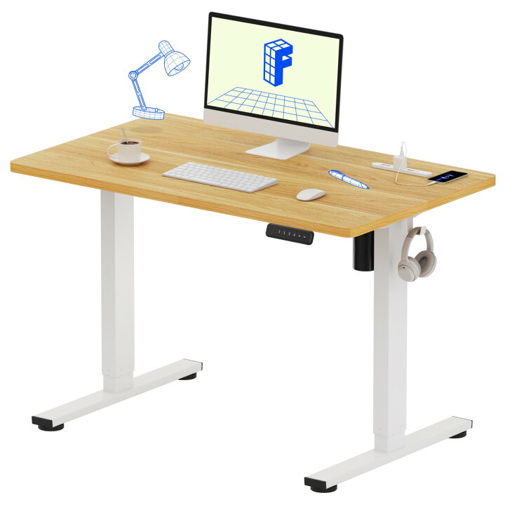 楽天市場】昇降式デスク 電動 コンセント付き Flexispot EF1 Pro 電動 