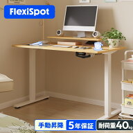 昇降デスク 手動 Flexispot H1 Basic スタンディングデスク フレキシスポット オフィスデスク 高さ調節 …